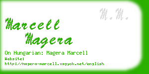 marcell magera business card